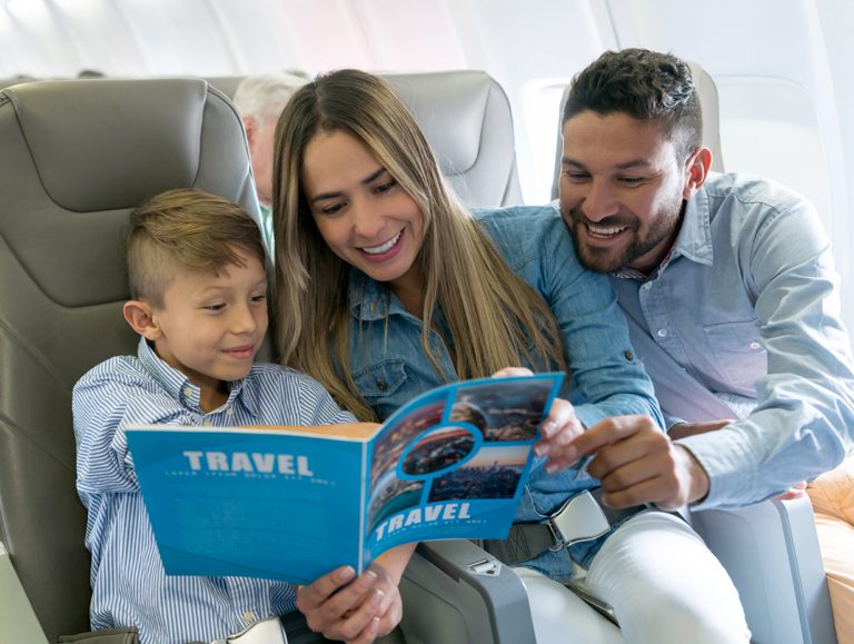 Summit-Financial-of-South-Carolina-young-family-on-plane Travel